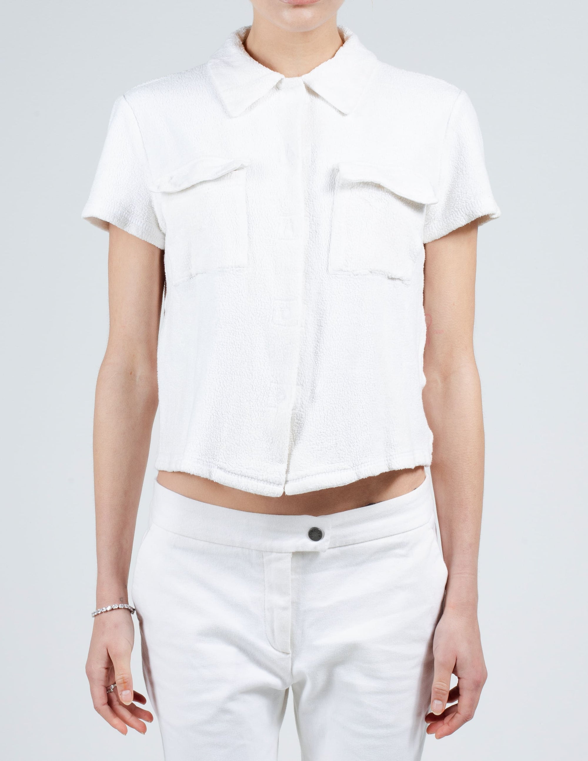 Front View of Fendi Short-Sleeved Shirt