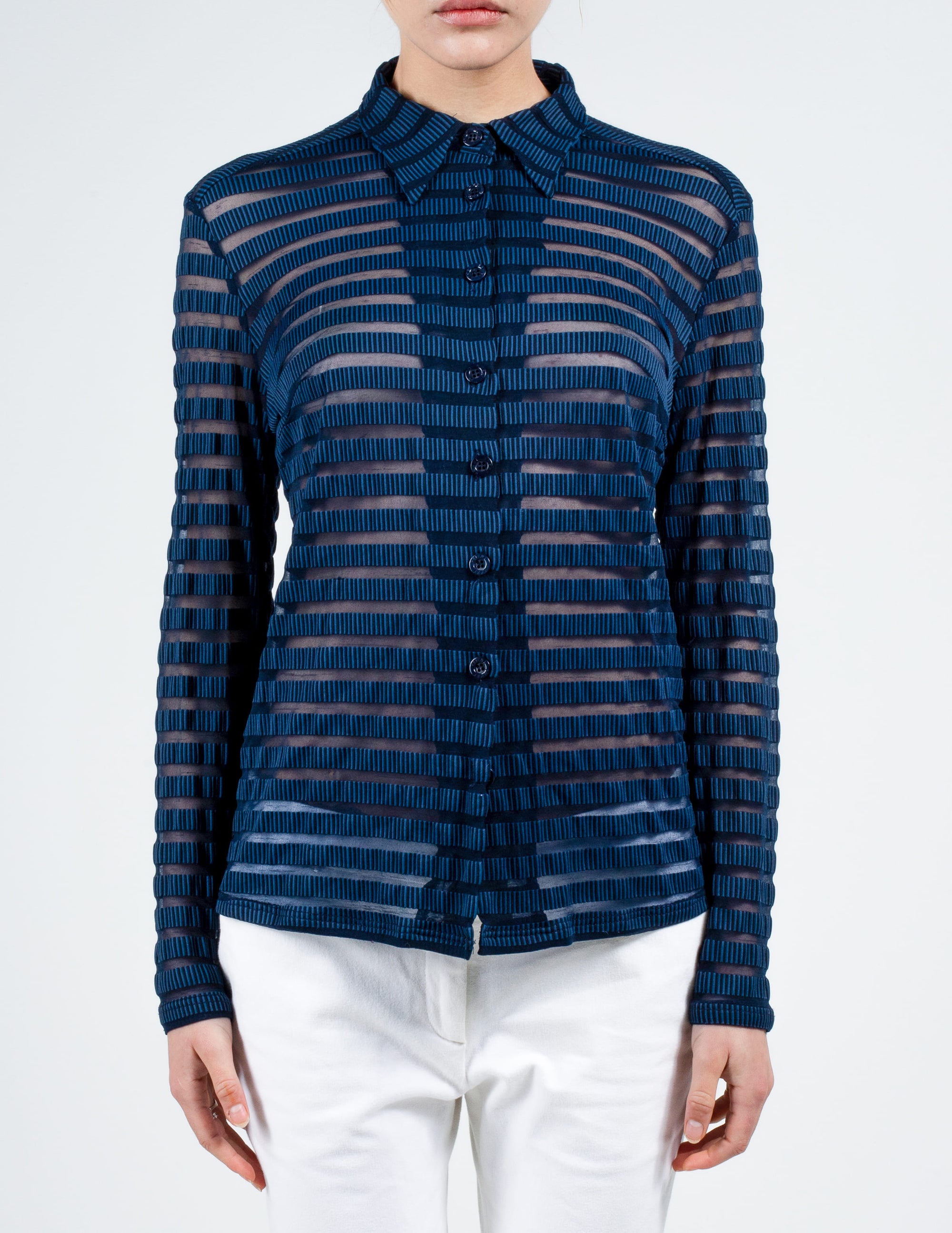 Front View of Fendi Sheer Shirt