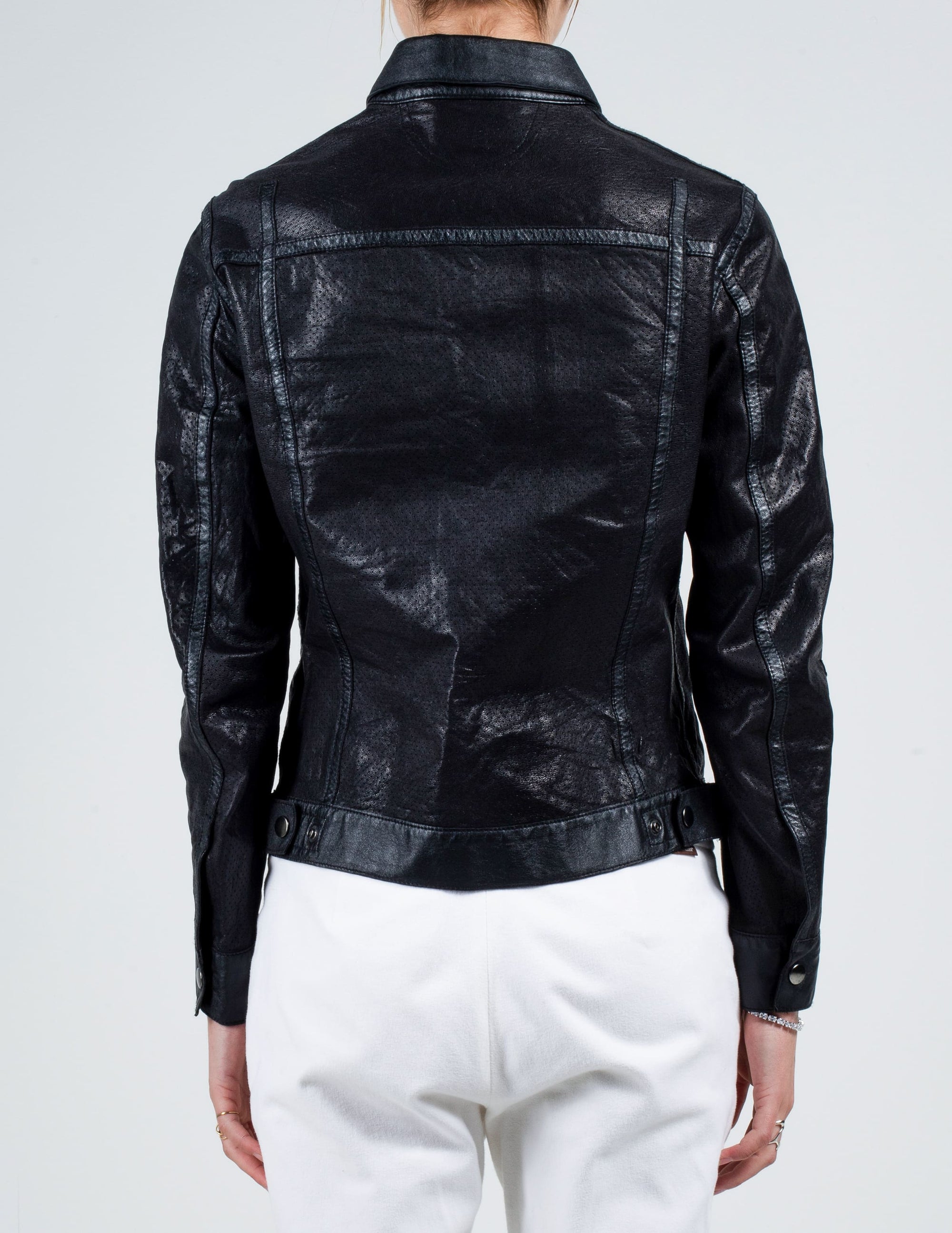 Back View of Helmut Lang Lambskin Jacket