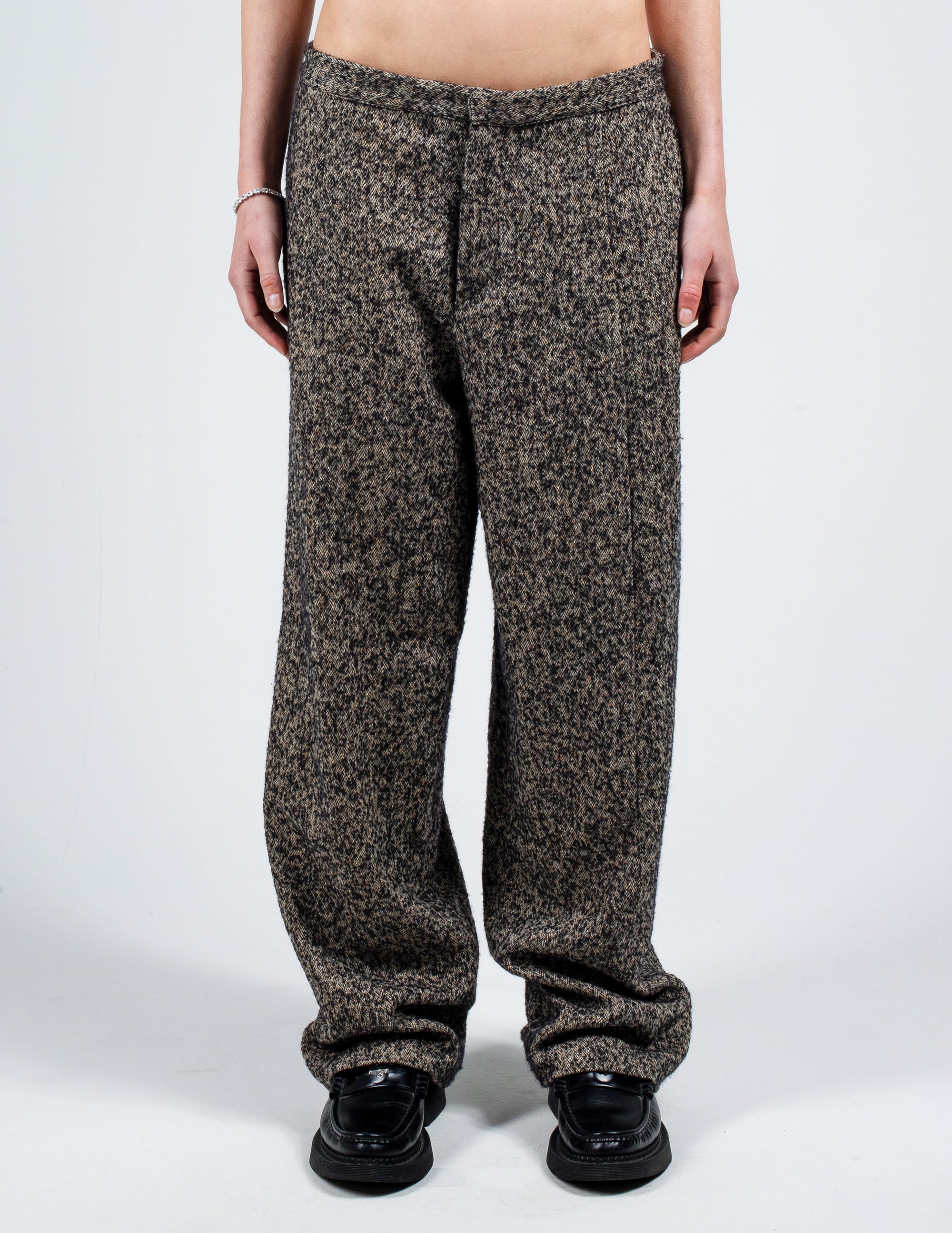 Front View of Jean Paul Gautier Wool Trousers