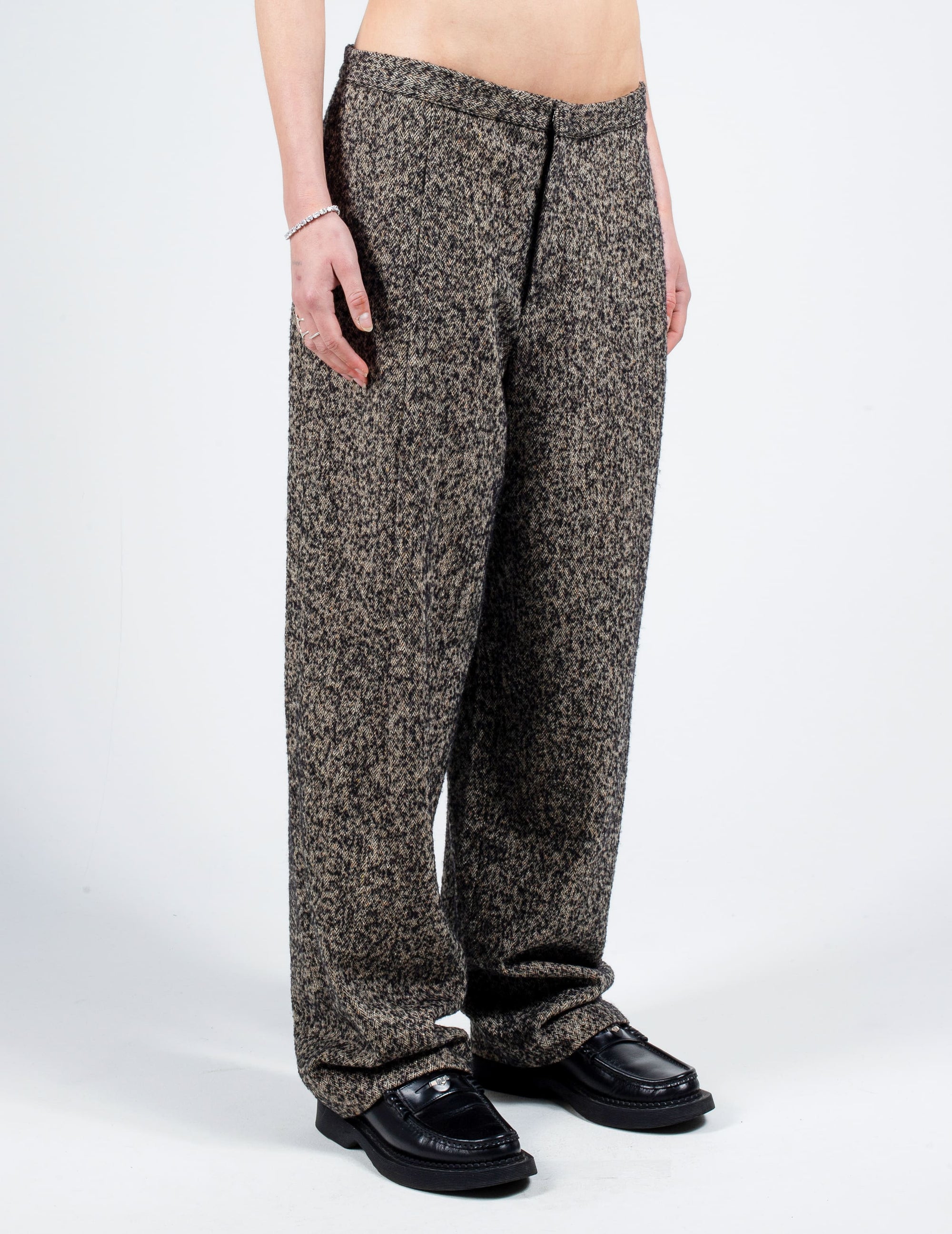 Side View of Jean Paul Gautier Wool Trousers