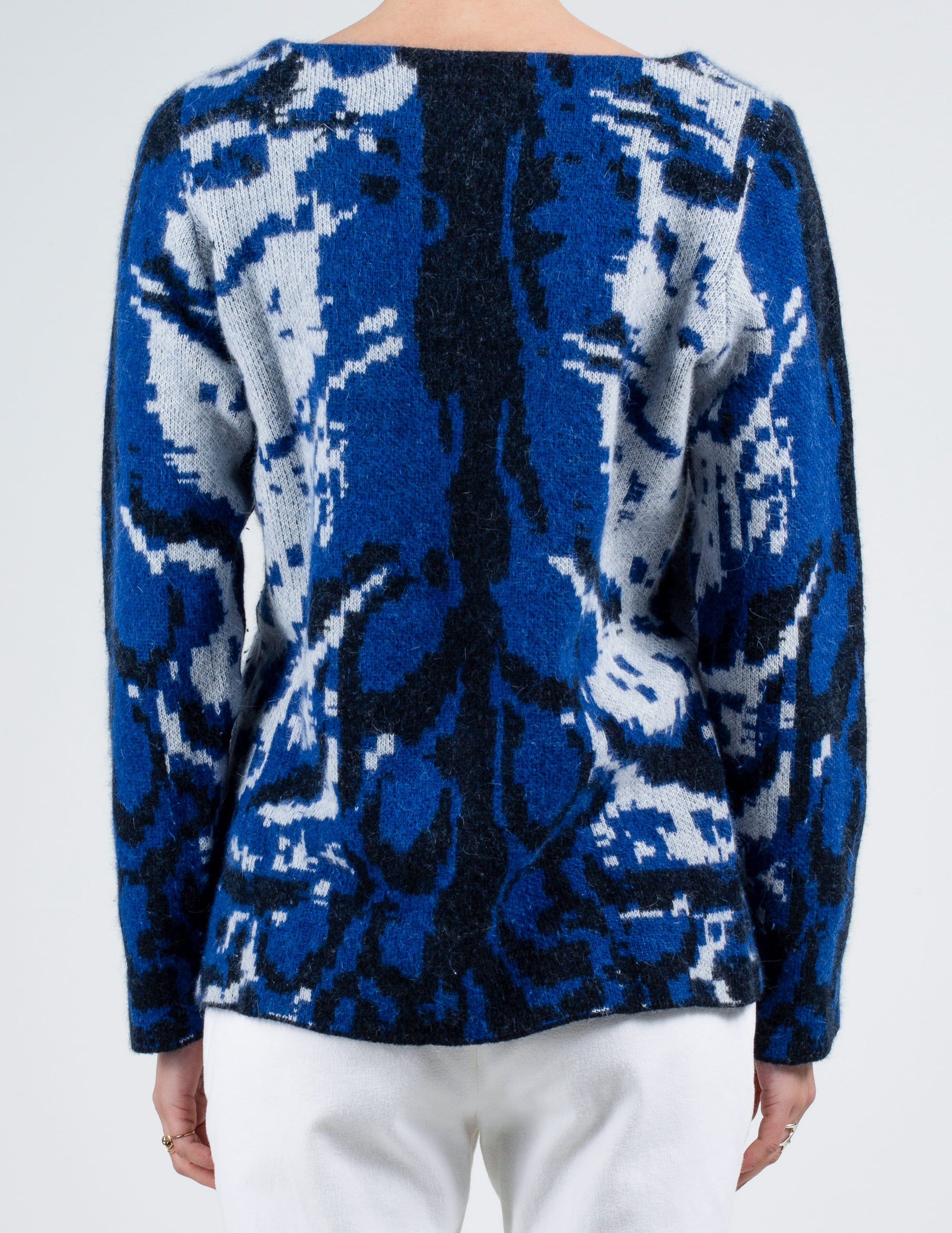 Back View of Kenzo Graphic Knit