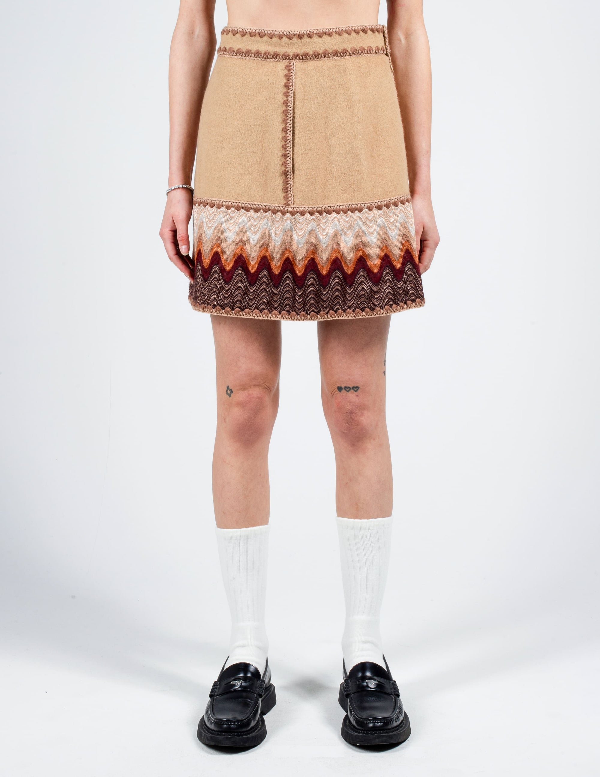 Front View of Missoni Wool Skirt