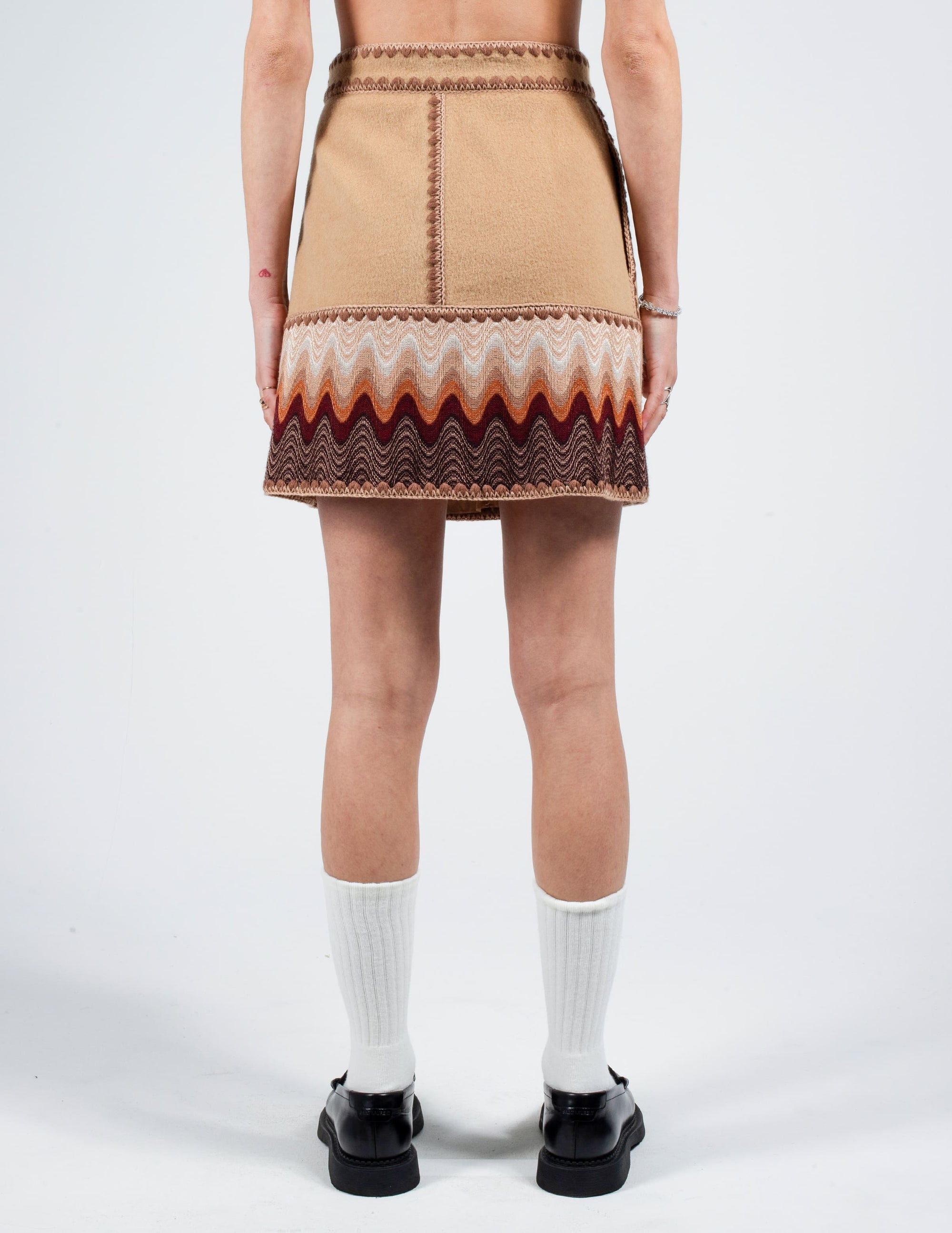 Back View of Missoni Wool Skirt