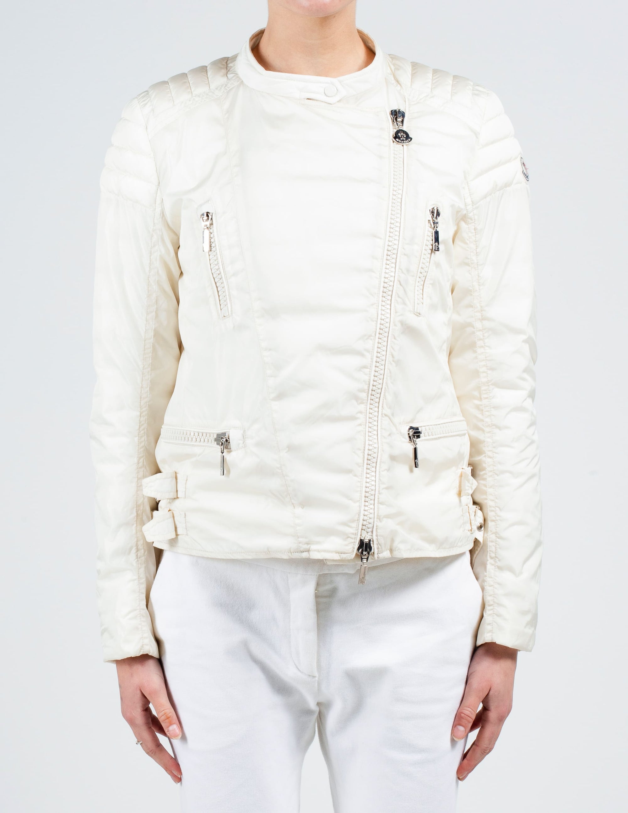 Front View of Moncler Biker Jacket