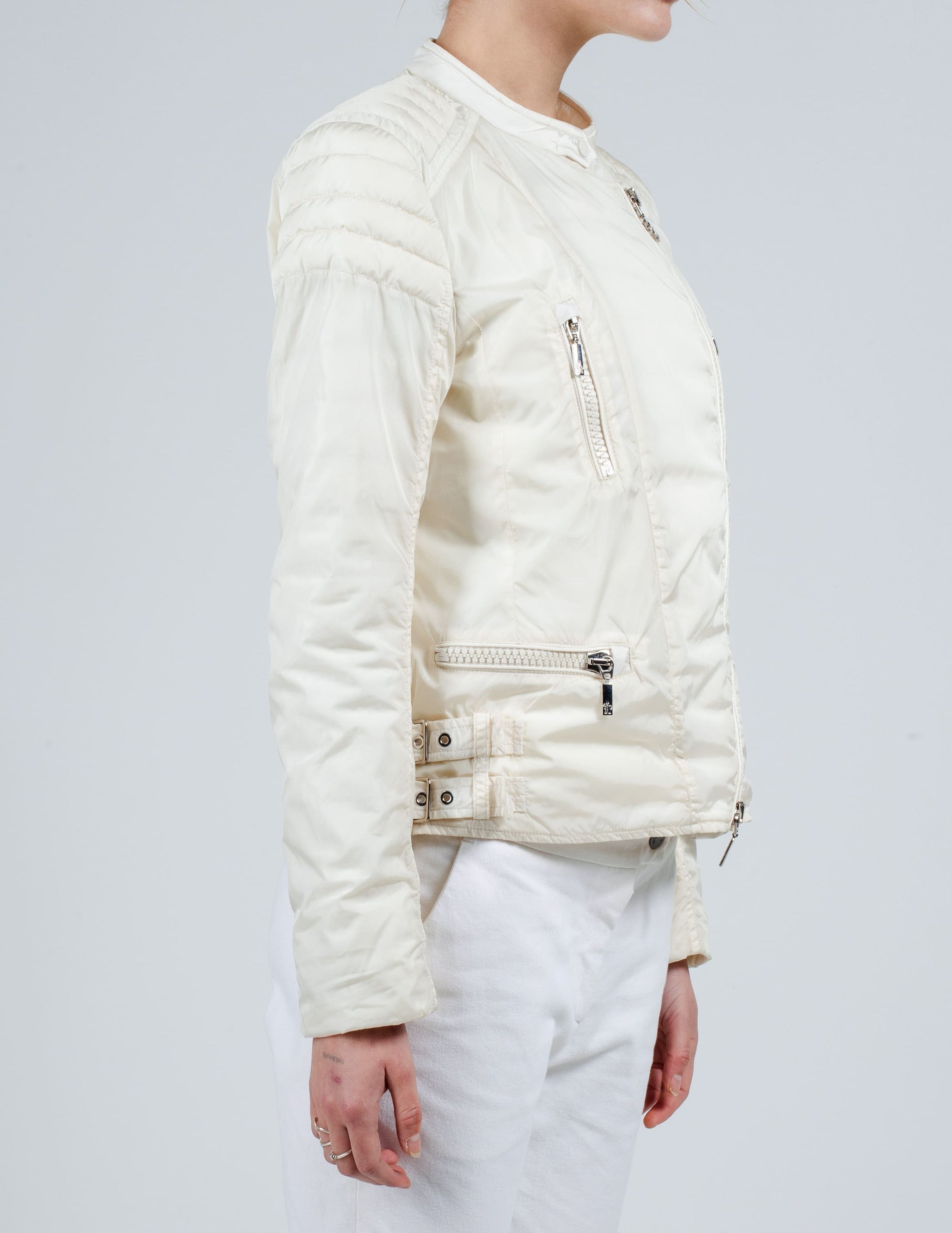 Side View of Moncler Biker Jacket