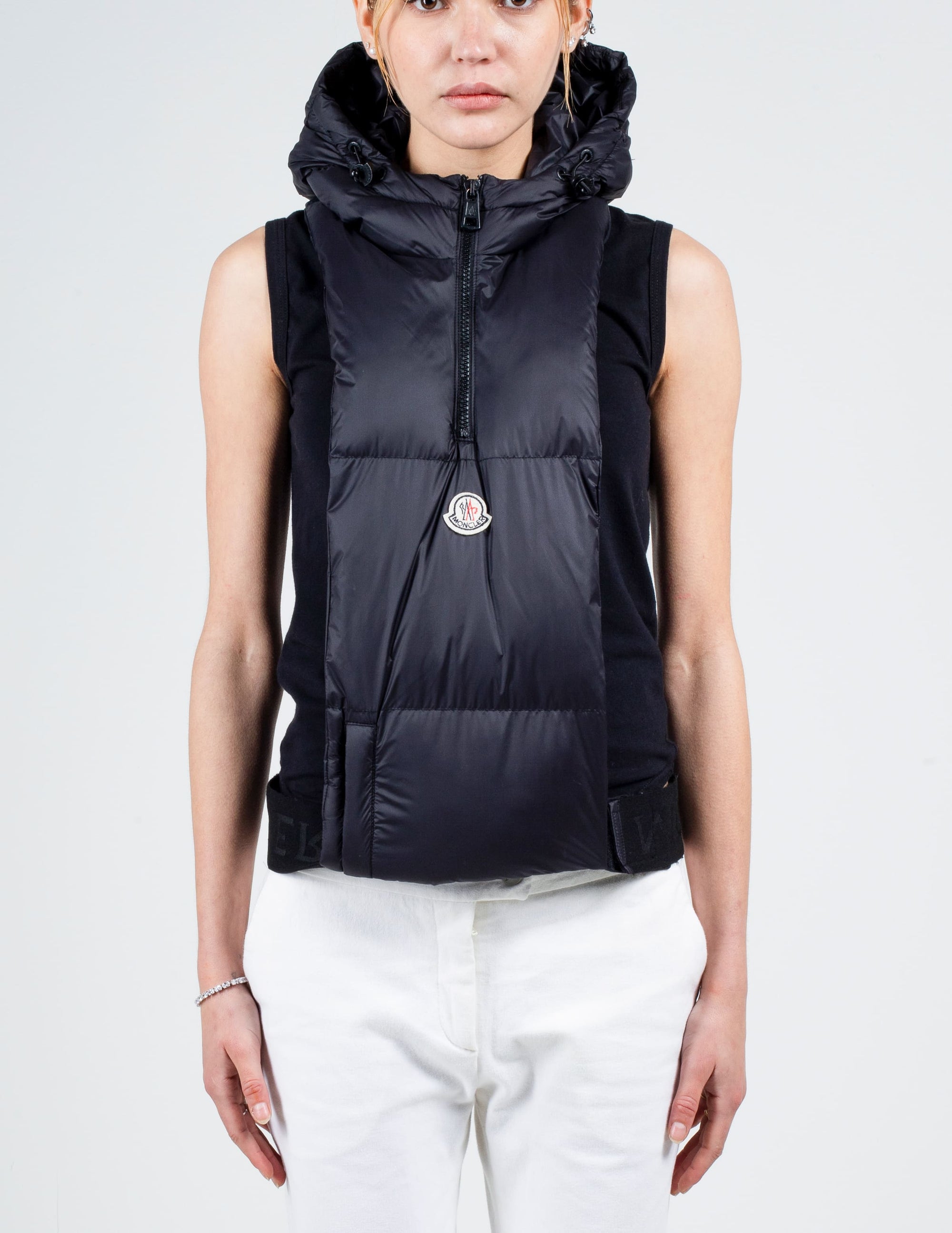 Front View of Moncler Panel Puffer