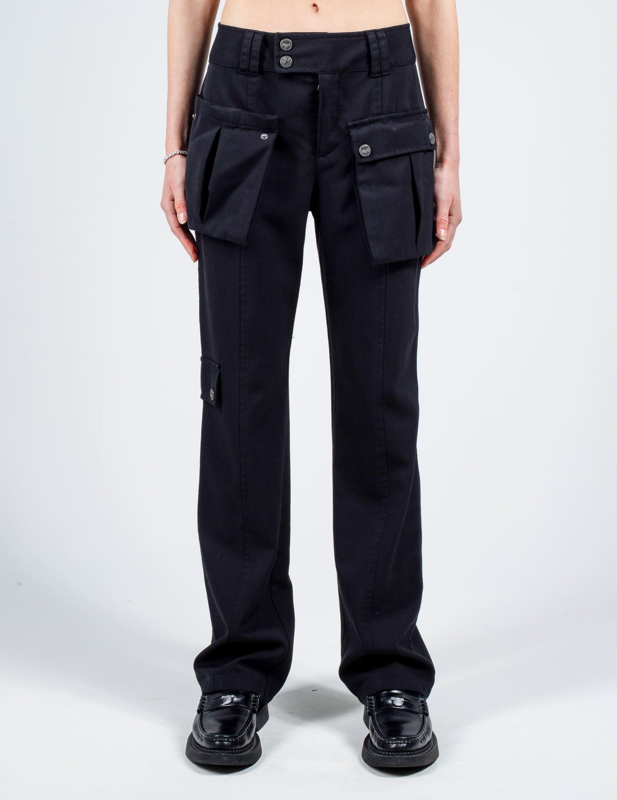 Front View of Moschino Cargo Trousers