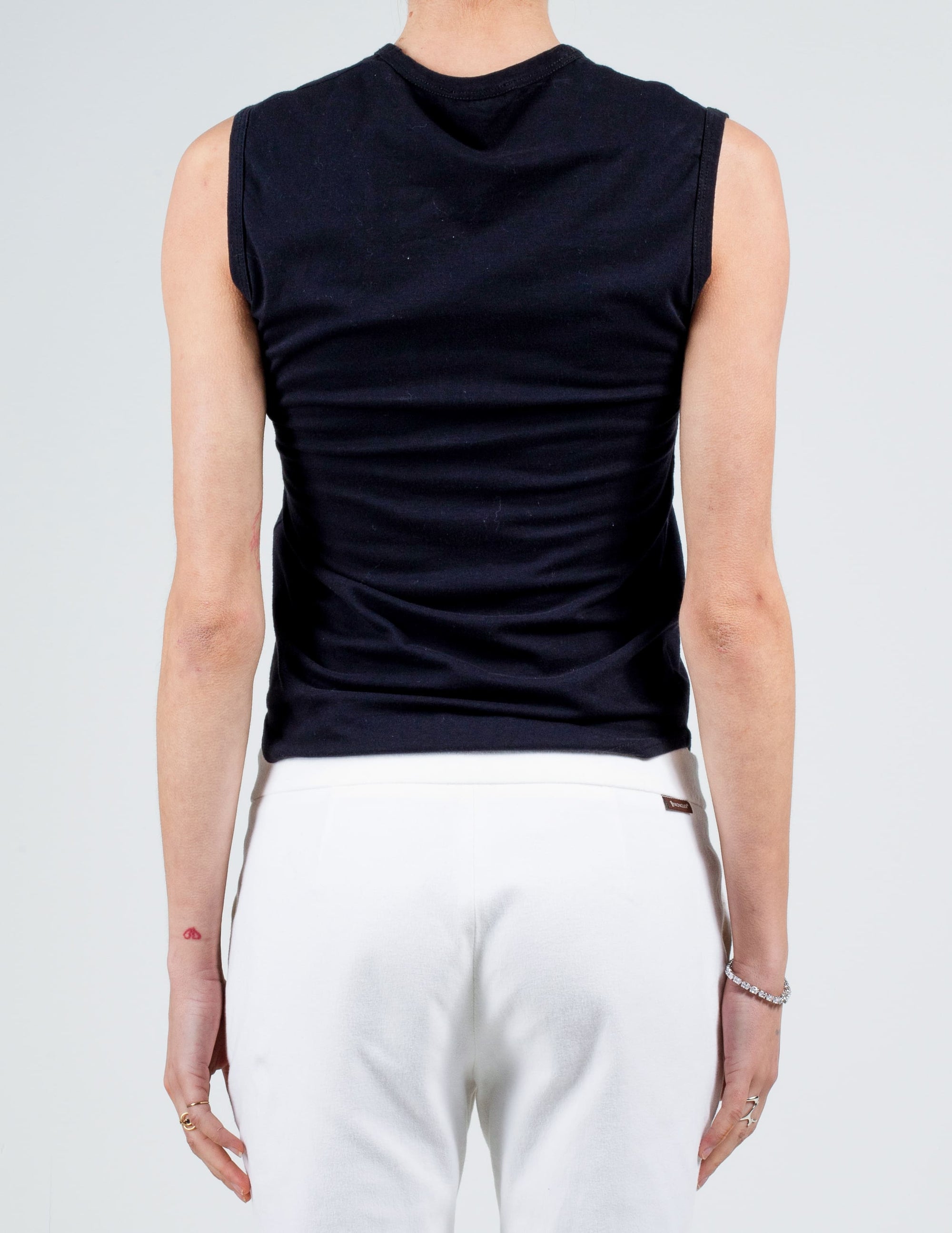 Back View of Raf Simons AW97 Eater Sleeveless T-Shirt